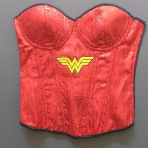 Strapless Wonder Woman Corset Large